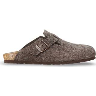 👉 Bruin small vrouwen Birkenstock Boston cocao wool