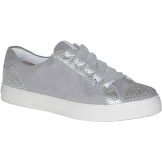 👉 Sneakers grijs zilver rubber damesschoenen vrouwen Hassia artikelnummer 301215 sneaker zilver/grijs
