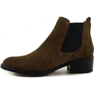 👉 Enkellaarzen damesschoenen taupe vrouwen Toni Pons