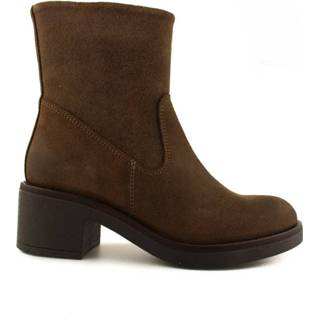 👉 Enkellaarzen damesschoenen vrouwen taupe HIP