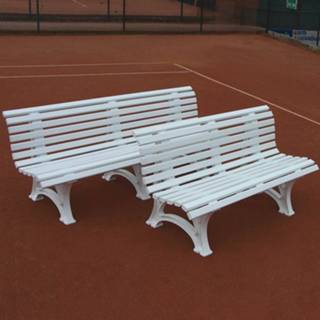 👉 Rugleuning toebehoren tennisbaan wit tennisbank Met Gebogen 5170001219000