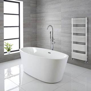 Vrijstaand bad wit acryl ovaal modern ashbury Apron Bath 5051752617904