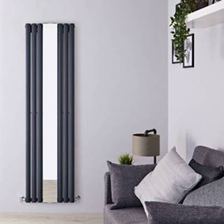 👉 Design radiatoren antraciet staal modern verticaal revive centrale verwarming Designradiator 180cm x 49,9cm 5,5cm 1030 Watt 5051752592386