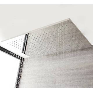 👉 Douchekop messing chroom RVS rechthoekig modern plafondbevestiging trenton Inbouw Plafond 80 x 50cm | 5051752626395