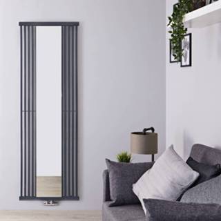 👉 Spiegel staal modern steenkleur verticaal lublin centrale verwarming Designradiator Steengrijs 170 x 64cm 1172 Watt 5051752670343