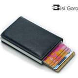 Handtas aluminium BISI GORO Unisex Purse Mini Metal Slim Business Card Wallet Men Credit Holder Blocking Rfid MoneyClips