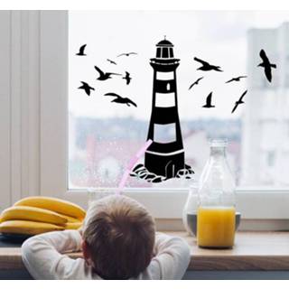 👉 Muursticker nederlands Muurstickers tekeningen vuurtoren