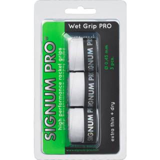 👉 Verpakking overgrips wit tennis overgrip wei droog geen perforatie Wet Grip PRO 3 Stuks 4013000300427