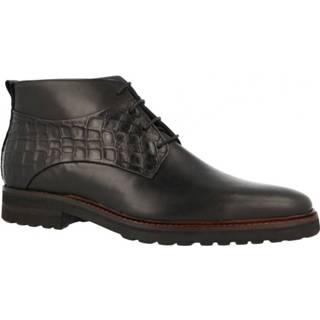 👉 Veterboots men mannen herenschoenen zwart male Will Lester Veterboot