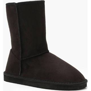 Shoe zwart tan vrouwen Cosy Boots