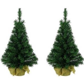 👉 Tafel groen 2x kerstbomen 45 cm