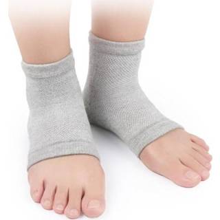 👉 Mesh Gel Anti-drogende hak Sokken Voeten bescherming sokken - Groen