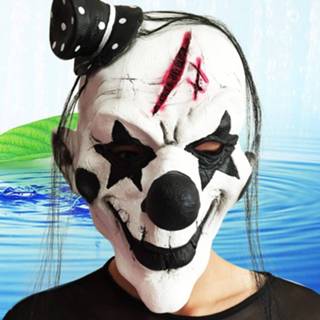 👉 Dress Behogar Halloween Latex Scary Disguste Clown Evil Masker Volwassen Kostuum Volledige Gezicht Fancy Party Levert Decoratie 8720071785577