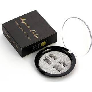 👉 Wimper BBL 3D Magnetische Wimpers Valse + 2 Magneten Gemakkelijk Dragen Herbruikbare Half Strip Natuurlijke Zacht Haar met geschenkdoos 8720071824863