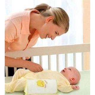 👉 Katoen baby's peuters Comfortabele Anti Roll Kussen Mooie Baby Peuter Safe Sleep Head Standsteller Anti-rollover 8720033796634