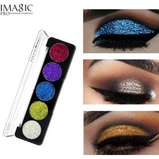 👉 Oogschaduw IMAGICKoude Warme Kleur Rokerige Waterdicht Poeder 5 Kleuren Pigmenten Shimmer GlitterOogschaduw Make Up - 1 8720033325414