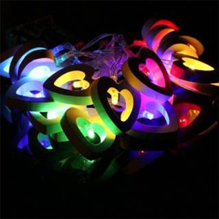 👉 Batterij hout hou van warm Navidad 2018 Guirlande Decoratie 1.5 m 10 Light String Led Liefde Doos KerstJaar Kerstversiering voor thuis. Q - 8720073756179