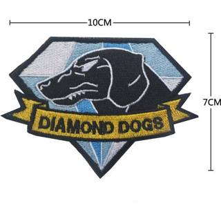 👉 Klittenband diamant MGS Metal Gear Solid 5 Honden Leger Borduurwerk Badge Moreel Geborduurde Patch Applicaties 8720049832166