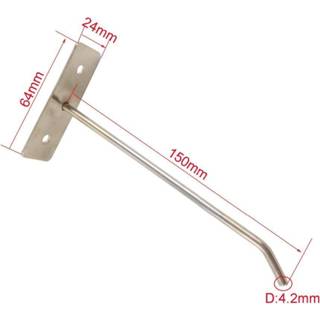 👉 Hanger 10 stks/partij 150mm Muur Boord Haken Kleren Handdoeken Wall Mount Display Haak voor Winkel of Supermarkt 8719897137455
