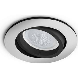 👉 Inbouwspot aluminium a++ Philips Hue Centura LED rond,