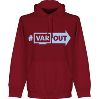 👉 Hoodie kastanjebruin rood kastanje bruin VARout - Maroon Rood/ Lichtlbauw