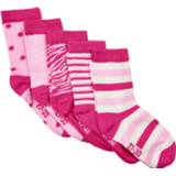 👉 Sock roze MINYMO - 5 pk Socks w. Pattern 5712672799896