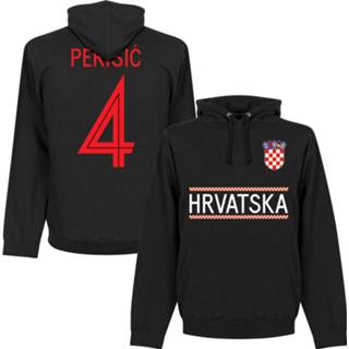 👉 Sweater zwart mannen Kroatië Mandzukic 17 Team Hooded -