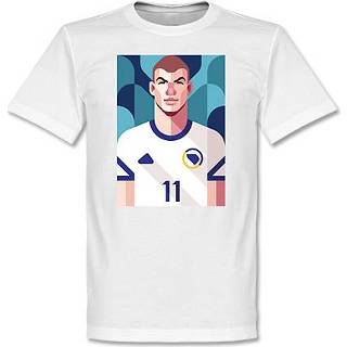 👉 Shirt XL l s m wit XXL Playmaker Dzeko Football T-Shirt - 5055630293242 5055630293235 5055630293228 5055630293259 5055630293266