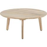 👉 Teak lounge tafels old greywash Gabor coffee table 90 cm (H40) 8718144570519