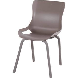 Stapel stoel Kunststof Tuinmeubelen Aluminium Hartman | Stapelstoel Sophie PRO Element Taupe 8711268509199