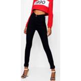 👉 Skinny jeans vrouwen zwart Tall 5 Pocket Stretch