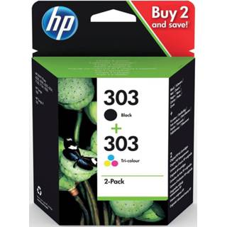 👉 HP inktcartridge 304, 100-120 pagina's, OEM 3JB05AE, 1 x zwart en 1 x 3 kleuren