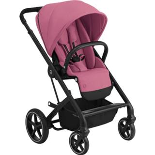 👉 Kinderwagen zwart roze massieve banden zwenkwielen voor stad Magnolia Pink kinderen Cybex Balios S Lux Black - 4058511890852