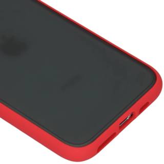 👉 Rood unisex unicolor TPU Frosted Backcover voor de iPhone 11 Pro - 8719295379624
