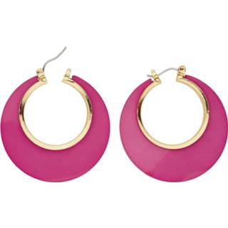 👉 Oorbel goud active roze Oorbellen met voor discopakjes 8003558035519