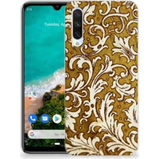 👉 Siliconen hoesje goud Xiaomi Mi A3 Barok 8720091026063