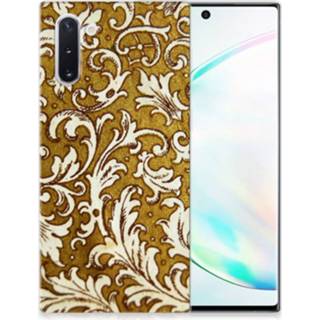👉 Siliconen hoesje goud Samsung Galaxy Note 10 Barok 8720091051669