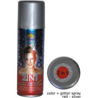Bodyspray blauw zilver active Mooie haar en body spray met glitters in 4048853420152