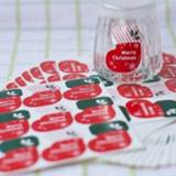 Sock 180pcs/lot New Vintage Merry Christmas Socks series Kraft seal sticker DIY note gift Labels