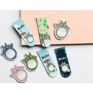👉 Paperclip 2 pcs/pack Cute My Neighbor Totoro Magnet Bookmark Paper Clip School Office Supply Escolar Papelaria Gift Stationery
