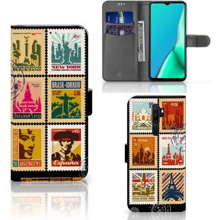 👉 Flipcover OPPO A9 (2020) | Flip Cover Postzegels 8720091170049