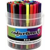 👉 Stift multicolor kunststof junior Colortime emmer stiften lijndikte 2 mm 100 stuks 5707167891575