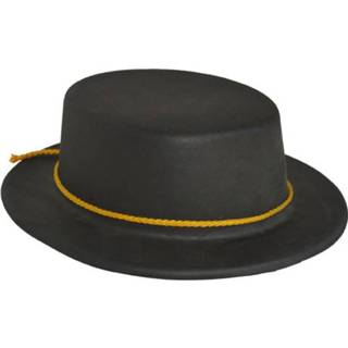👉 Hoed geel Mooie Zorro met koord volwassenen