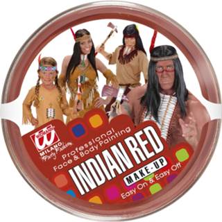 👉 Schmink active rode Indianen 25 gram in een doosje voor carnaval 8003558023905