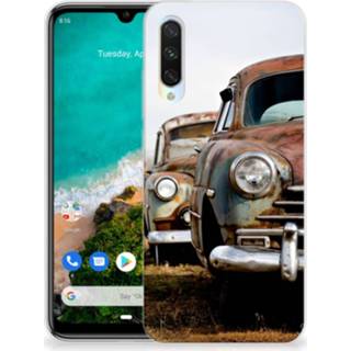 👉 Siliconen hoesje Xiaomi Mi A3 met foto Vintage Auto 8720091181182