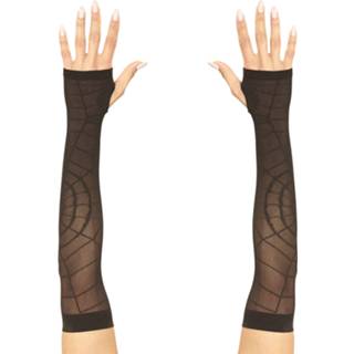 👉 Vinger loze handschoen active Mooie vingerloze handschoenen spinnenweb print 8003558046317