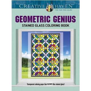 Creative Haven Geometric Genius Stained Glass Coloring Book - Henry Shaw 9780486798325