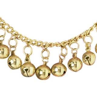 Enkel band gouden active Enkelband met belletjes voor party's 8003558292608
