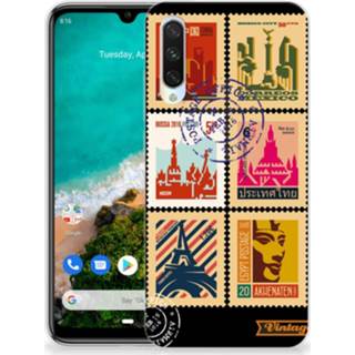 Postzegel siliconen Xiaomi Mi A3 Back Cover Postzegels 8720091254503