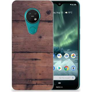 👉 Bumper hoesje Nokia 7.2 | 6.2 Old Wood 8720091656482